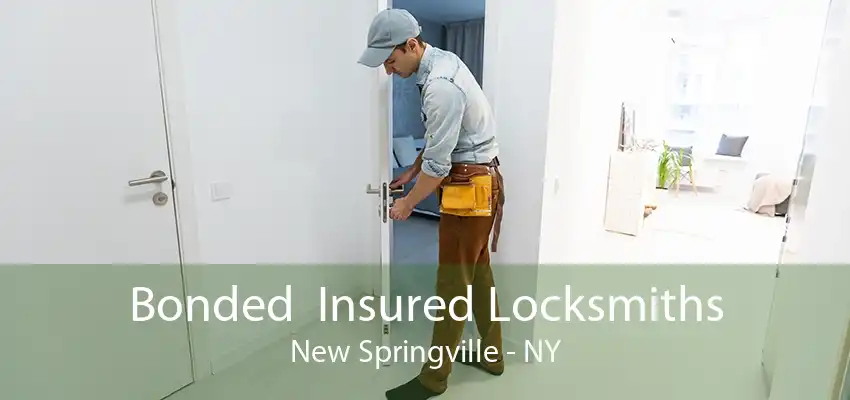 Bonded  Insured Locksmiths New Springville - NY