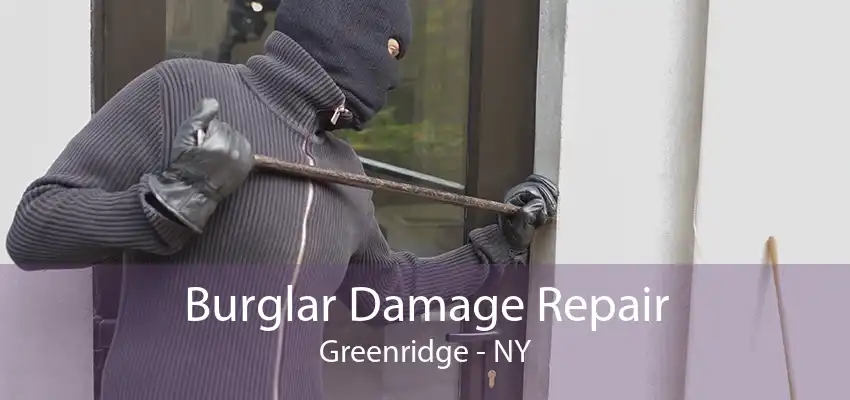 Burglar Damage Repair Greenridge - NY