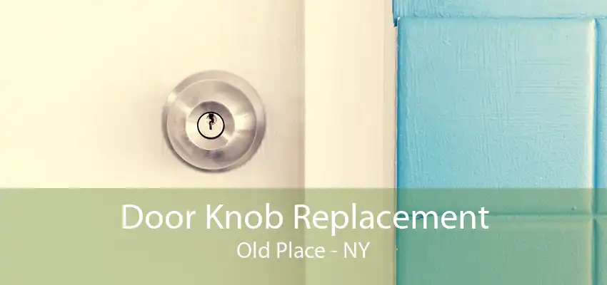 Door Knob Replacement Old Place - NY
