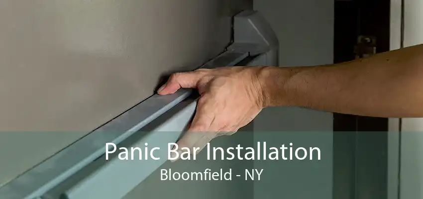 Panic Bar Installation Bloomfield - NY