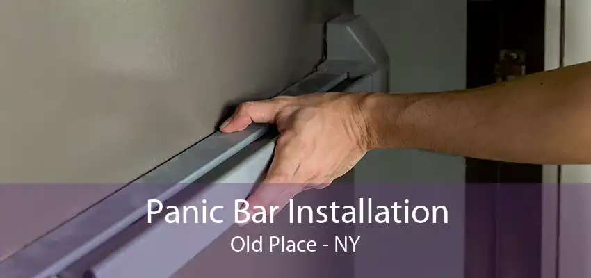 Panic Bar Installation Old Place - NY